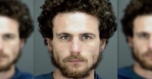 man arrested property dollar bills